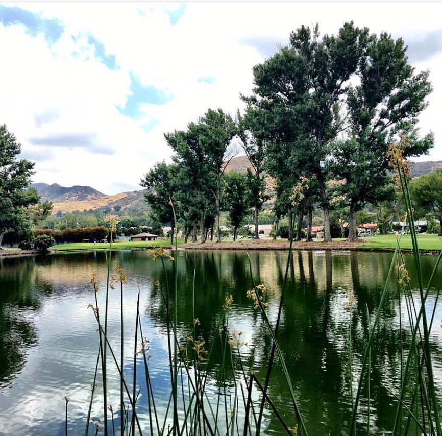 The 2nd of Five "Slideshow" Images, Which Welcome Our Guests to the "Home" Page of the Westlake Golf Club Website – A Sneak Peek at the Tree-Lined Course, Dotted with Lakes that Come Into Play
