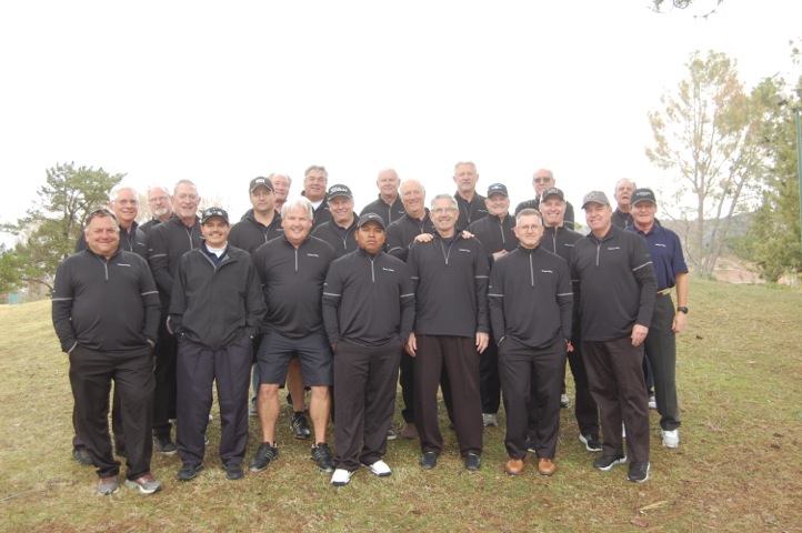 A Newer Group Photo of the Members of the Men's Club at Westlake Golf Course
