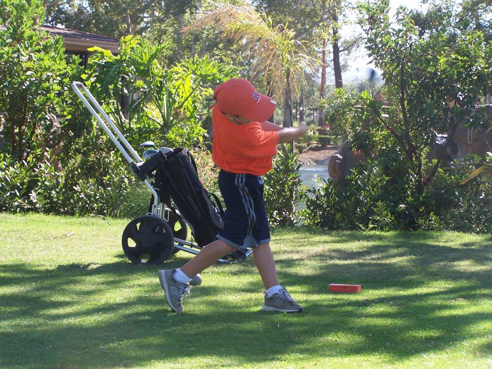 The 6th of Nine "Slideshow" Images, Which Perfectly Demonstrate the Fun on Display at Westlake Golf Club's Instructional Junior Golf Programs – Open to Boys and Girls (Ages 8 to 17) of All Skill Levels