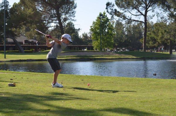 The 1st of Nine "Slideshow" Images, Which Perfectly Demonstrate the Fun on Display at Westlake Golf Club's Instructional Junior Golf Programs – Open to Boys and Girls (Ages 8 to 17) of All Skill Levels