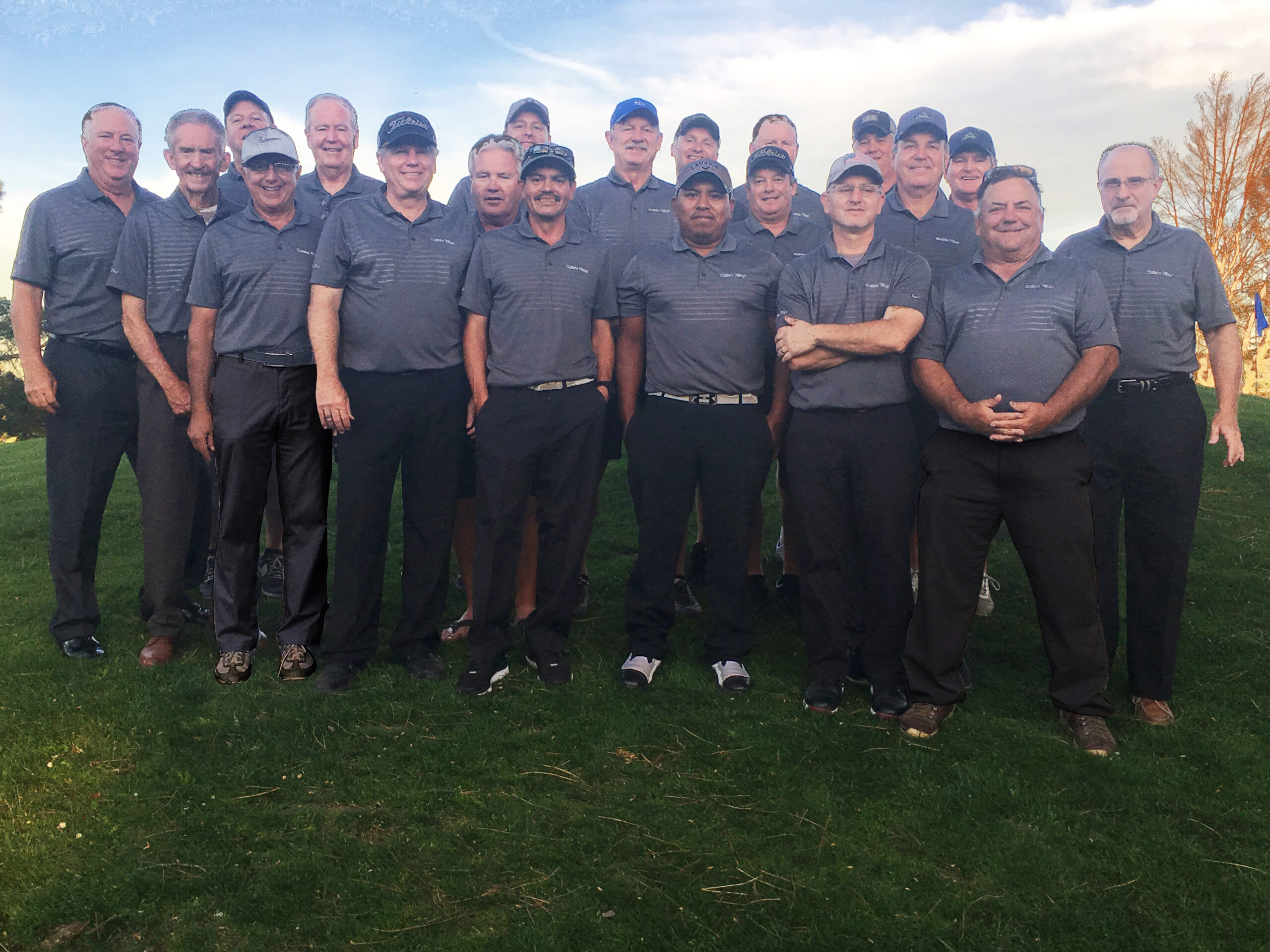 A Group Photo of the Members of the 2017 Men's Club at Westlake Golf Course